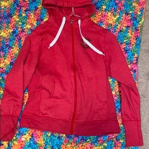 Maryland Terps hooded zip up sweat shirt kids (L)